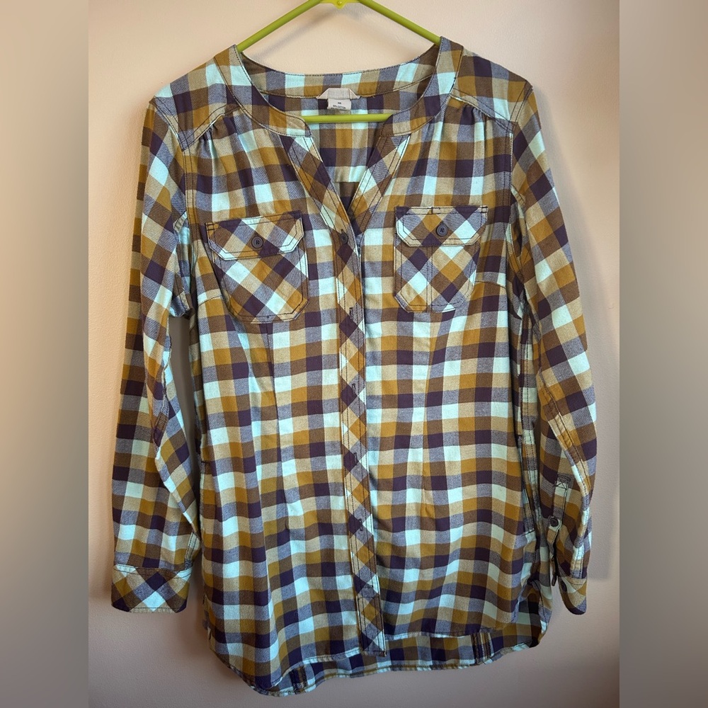 Duluth Trading Co. flannel tunic